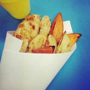 Healthy Easter Fish and Chips