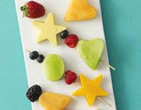 Fruit kebabs